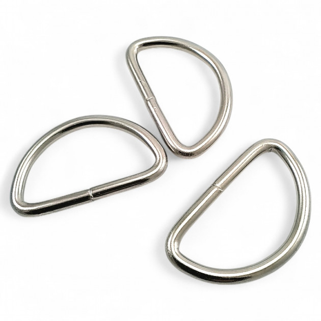 Iron D Buckle 5 cm / 2" - Welded D Adjustment Buckle AL004210