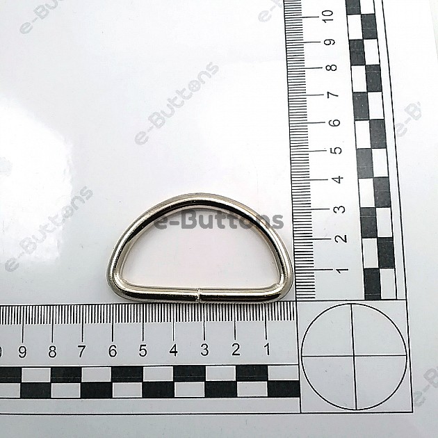 Iron D Buckle 5 cm / 2" - Welded D Adjustment Buckle AL004210
