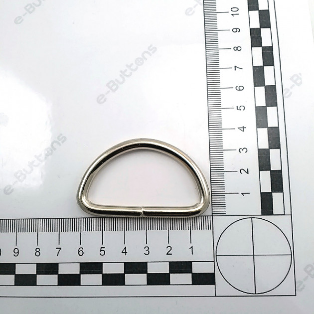 Iron D Buckle 5 cm / 2" - Welded D Adjustment Buckle AL004210