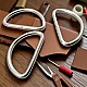 Iron D Buckle 5 cm / 2" - Welded D Adjustment Buckle AL004210