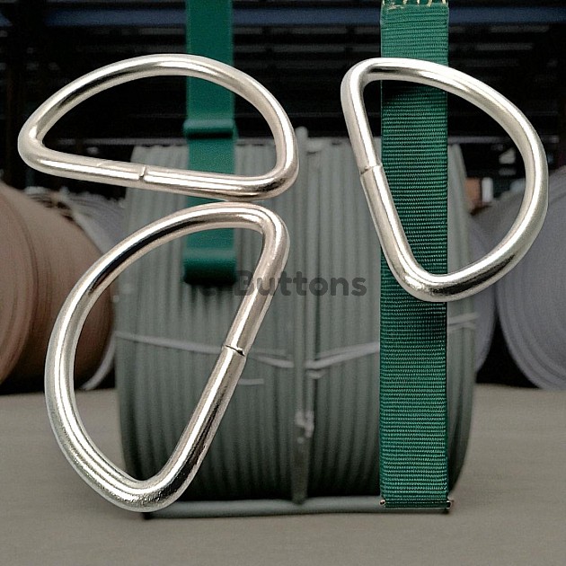 Iron D Buckle 5 cm / 2" - Welded D Adjustment Buckle AL004210