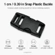 1 cm Side Release Plastic Buckle - Durable and Stylish Design for Bags and Accessories