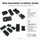 1 cm Side Release Plastic Buckle - Durable and Stylish Design for Bags and Accessories