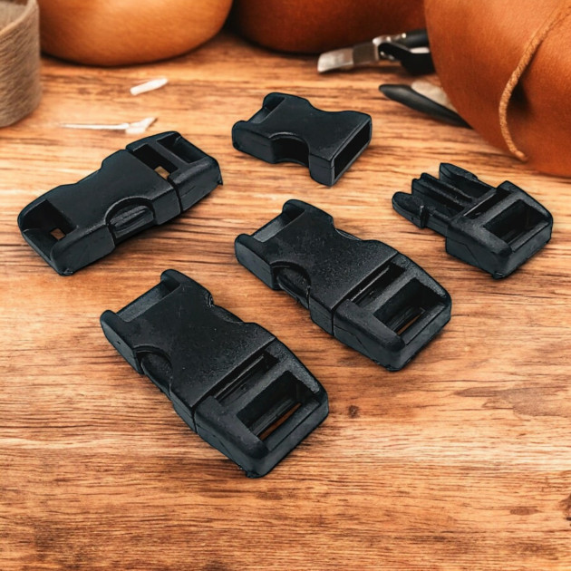 Lock Snap Plastic Buckle - Snap Plastic Bandolier Buckle 1 cm / 0.39" AL005492