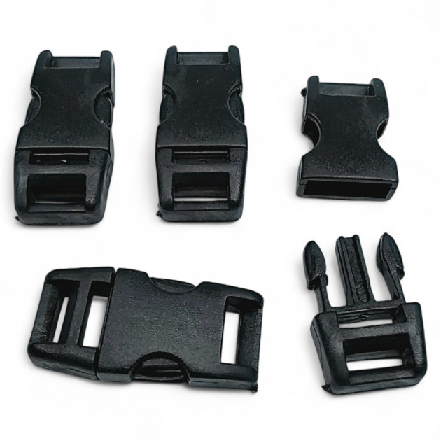 Lock Snap Plastic Buckle - Snap Plastic Bandolier Buckle 1 cm / 0.39" AL005492