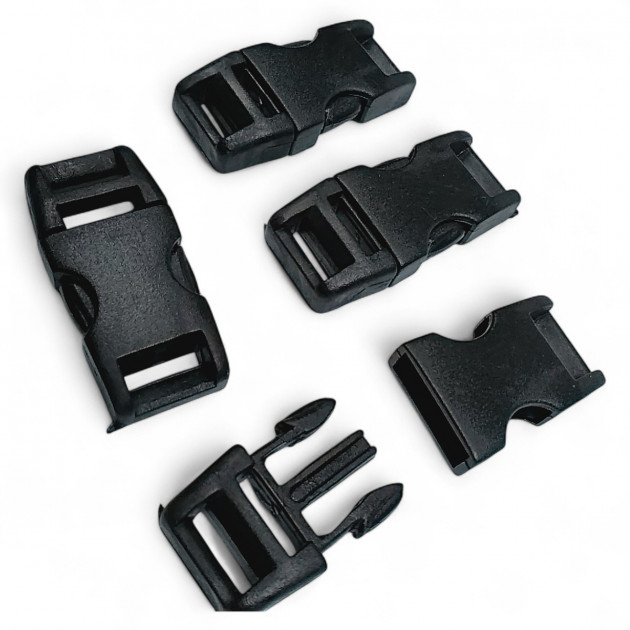 Lock Snap Plastic Buckle - Snap Plastic Bandolier Buckle 1 cm / 0.39" AL005492