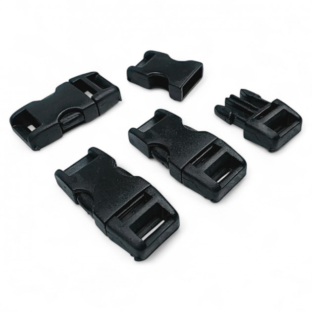 Lock Snap Plastic Buckle - Snap Plastic Bandolier Buckle 1 cm / 0.39" AL005492