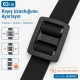 40 mm / 1.575 in Plastic Rectangular Strap Adjuster for adjustable bag straps, backpacks, and pet accessories