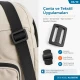 40 mm / 1.575 in Plastic Rectangular Strap Adjuster for adjustable bag straps, backpacks, and pet accessories