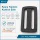 40 mm / 1.575 in Plastic Rectangular Strap Adjuster for adjustable bag straps, backpacks, and pet accessories