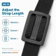 40 mm / 1.575 in Plastic Rectangular Strap Adjuster for adjustable bag straps, backpacks, and pet accessories