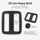 20 mm Rectangular Plastic Strap Adjuster for bags, backpacks and pet accessories