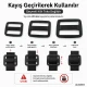 20 mm Rectangular Plastic Strap Adjuster for bags, backpacks and pet accessories