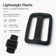 20 mm Rectangular Plastic Strap Adjuster for bags, backpacks and pet accessories