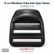 50 mm (1.97 in) Plastic Ladder Lock Buckle Backpack Strap Adjuster AL005514-A