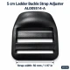 50 mm (1.97 in) Plastic Ladder Lock Buckle Backpack Strap Adjuster AL005514-A