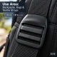 50 mm (1.97 in) Plastic Ladder Lock Buckle Backpack Strap Adjuster AL005514-A