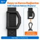 3 cm / 1.18 in Black Plastic D Ring, AL005552A