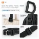 3 cm / 1.18 in Black Plastic D Ring, AL005552A