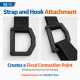 3 cm / 1.18 in Black Plastic D Ring, AL005552A