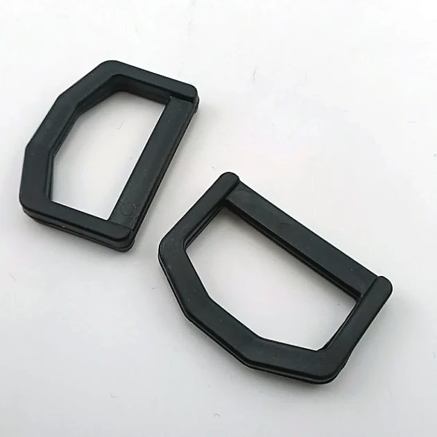 3 cm / 1.18 in Black Plastic D Ring for Bag and Accessory Production