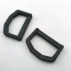 3 cm / 1.18 in Black Plastic D Ring for Bag and Accessory Production
