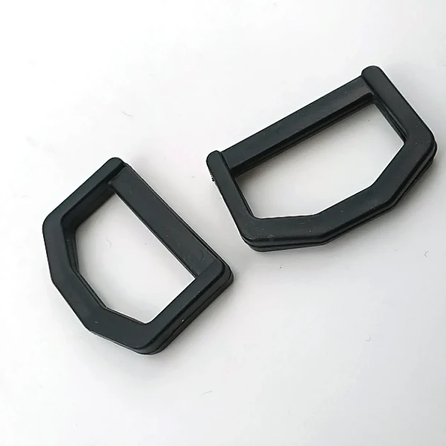 3 cm / 1.18 in Black Plastic D Ring for Bag and Accessory Production
