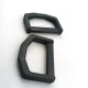 3 cm / 1.18 in Black Plastic D Ring for Bag and Accessory Production