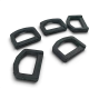 2.5 cm 0.98" Plastic D Buckle - Plastic D Ring 500 Pieces/Pack AL005553