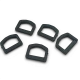 2.5 cm 0.98" Plastic D Buckle - Plastic D Ring 500 Pieces/Pack AL005553