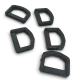 2.5 cm 0.98" Plastic D Buckle - Plastic D Ring 500 Pieces/Pack AL005553