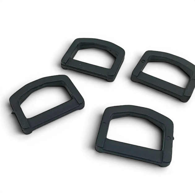 2.5 cm 0.98" Plastic D Buckle - Plastic D Ring 500 Pieces/Pack AL005553