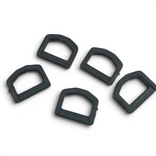 2.5 cm 0.98" Plastic D Buckle - Plastic D Ring 500 Pieces/Pack AL005553