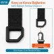 20 mm / 0.787 in Plastic D-Ring for bag straps, backpacks, and crafts