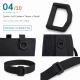 20 mm / 0.787 in Plastic D-Ring for bag straps, backpacks, and crafts