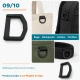 20 mm / 0.787 in Plastic D-Ring for bag straps, backpacks, and crafts