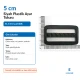 5 cm / 2 in Rectangular Pyramid Pattern Plastic Strap Adjuster Buckle made of zamak for belts, bags, and backpacks