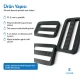 5 cm / 2 in Rectangular Pyramid Pattern Plastic Strap Adjuster Buckle made of zamak for belts, bags, and backpacks
