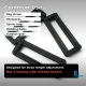 5 cm / 2 in Plastic Rectangular Strap Adjuster Buckle for bags and outdoor accessories