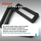 5 cm / 2 in Plastic Rectangular Strap Adjuster Buckle for bags and outdoor accessories