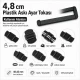4.8 cm / 1.91 in Rectangular Plastic Strap Adjuster Buckle for bags and outdoor accessories