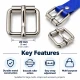 AL4126 20 mm roller pin buckle for belt and bag straps