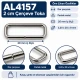 20 mm narrow rectangular bag strap hardware frame