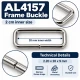 20 mm narrow rectangular bag strap hardware frame