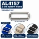 20 mm narrow rectangular bag strap hardware frame