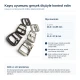Metal Dilli Kemer Tokası - İnce Kemer, Çanta ve Ayakkabı Kayışları İçin T0037, 19mm x 24mm, metal malzeme