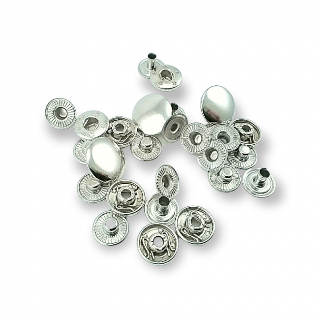 Snap Fastener 15 mm 3/4" 54 System Set of 4 - 144 pcs C00016