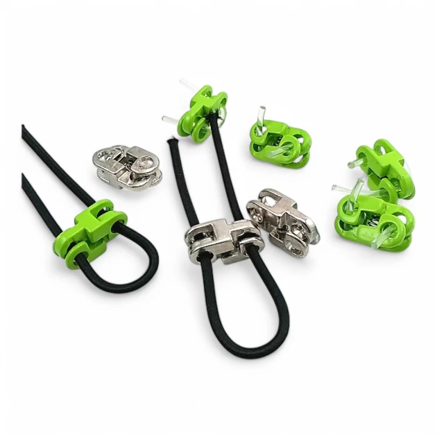 Metal Stoper 4,5 mm Delik Çaplı İki Delikli Fıstık Yeşili Estetik Model - Zamak Stoper CGT0001PROMO