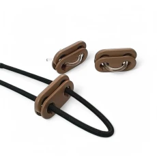 İki Delikli 5,5 mm Delik Çaplı Metal Stoper Şık ve Estetik Model - Zamak Stoper CGT0005