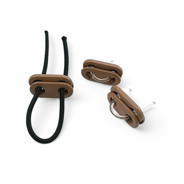 Metal Stopper Two Hole 5.5 mm - 0,22" Hole Diameter Stylish and Aesthetic Model - Zamak Stopper CGT0005